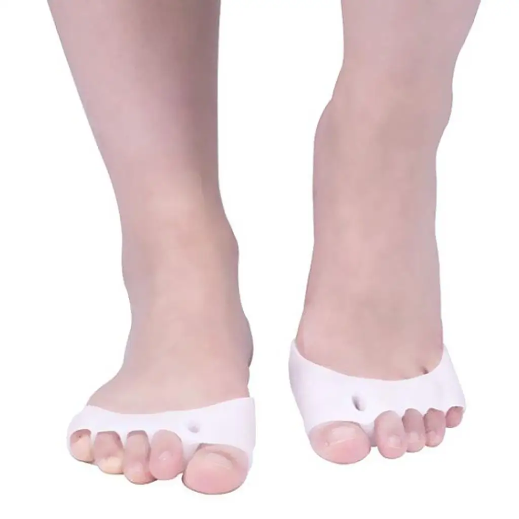 1 Pair Five Toe Separator Bunion Corrector Relaxing Toes Adults