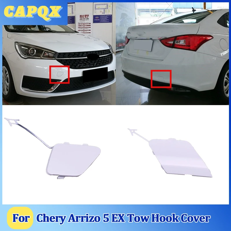 For Chery Arrizo 5 EX   Bumper Trailer Cover Tow Bracket Cover Bumper Tow Hook Cover Cap