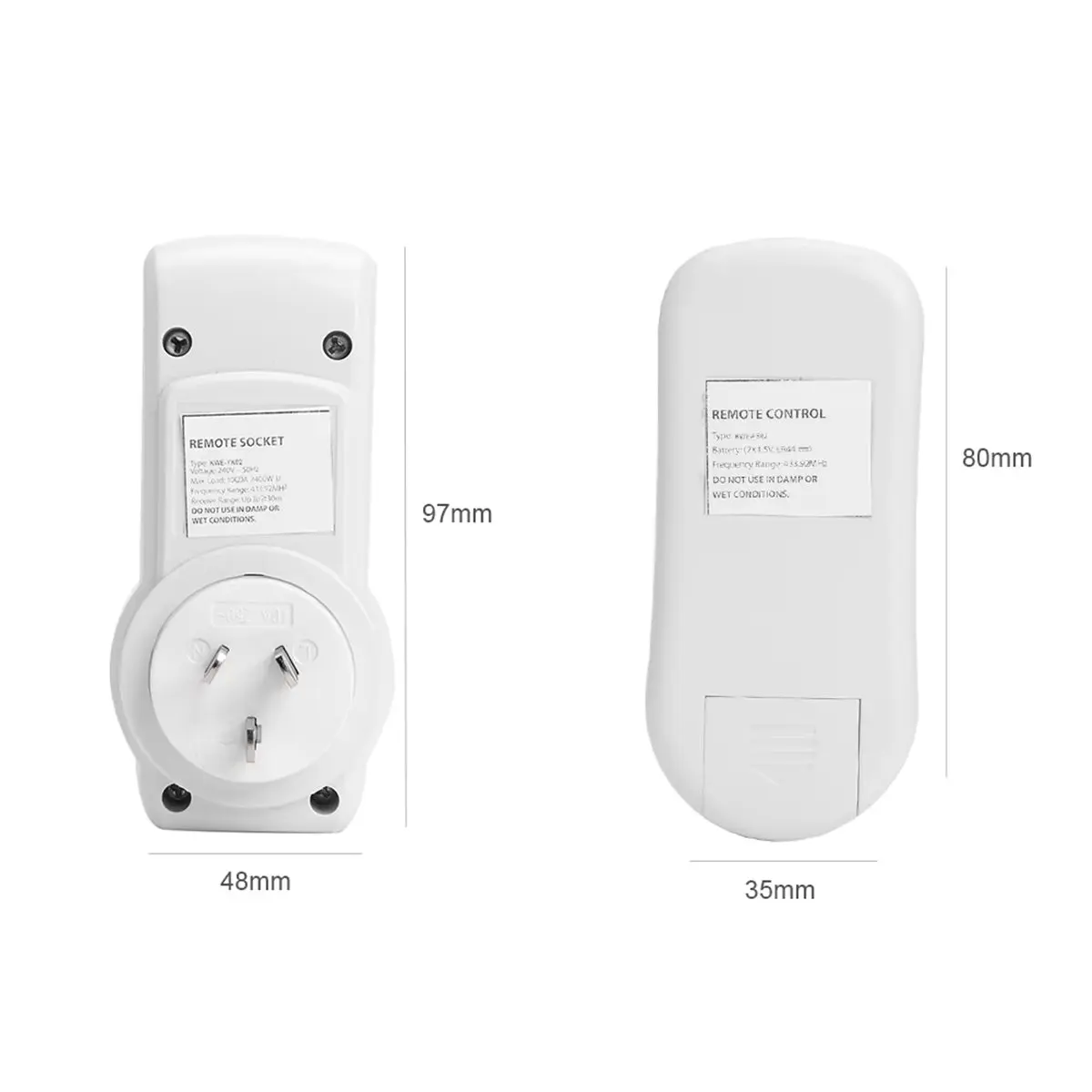 Big Discount Power Outlet Light on/OFF Switch Socket Wireless Remote Control, Remote-Controlled Power Point Switch-AU Plug