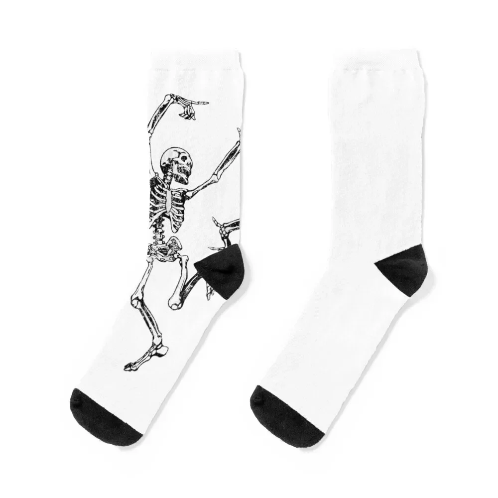 Dance Of Death Macabre Skeleton Tshirt Skull Halloween 2018 Socks compression Crossfit Run aesthetic Boy Child Socks Women's