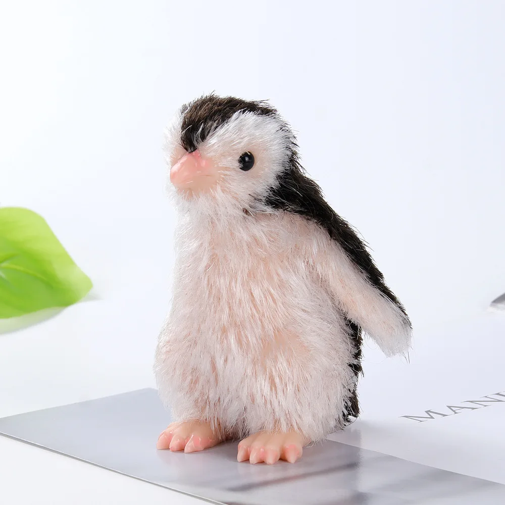 Simulation Mini Silicone Penguin Baby Dolls Toy Soft Lifelike Cute Mini Reborn Penguin Newborn Animal Doll Toy Gift For Kids