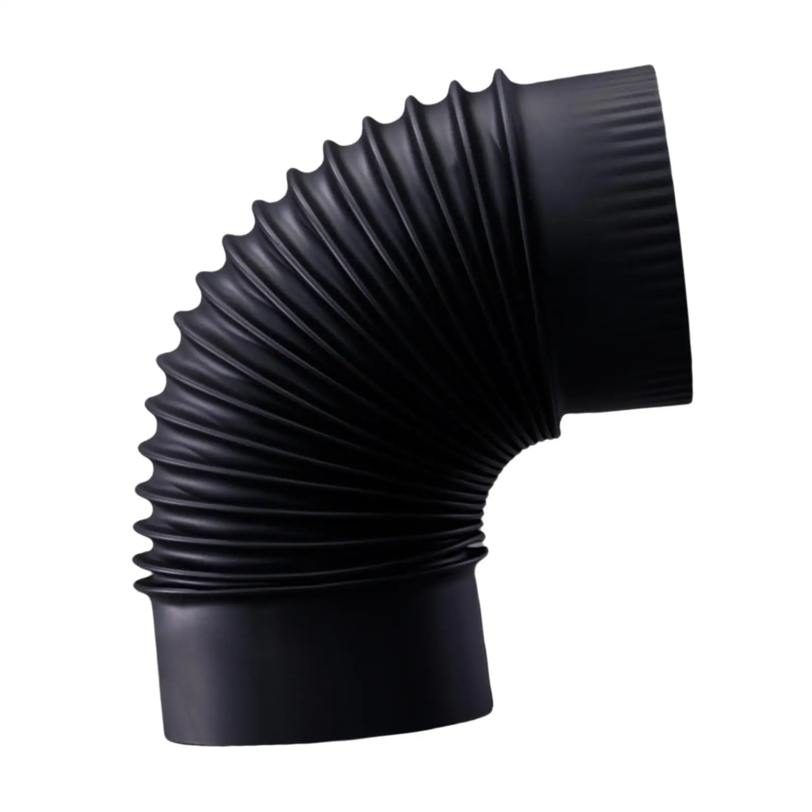 Heavy Duty 90 Degree Stove Pipe Elbow Stainless Steel Chimney Flue Adapter Tube for Wood Burning Stove Vent