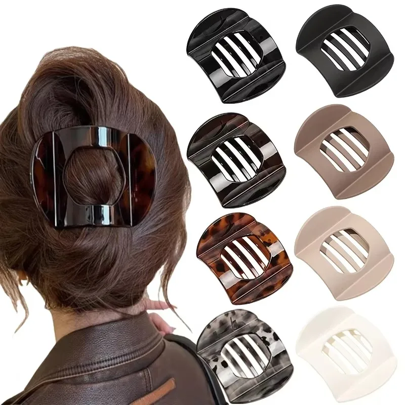 Nowe duże małe rozmiary PC Spinki do włosów dla kobiet Antypoślizgowe akcesoria do włosów Vintage Spinki do włosów w kształcie łuku Duck Claw Girl Barrettes