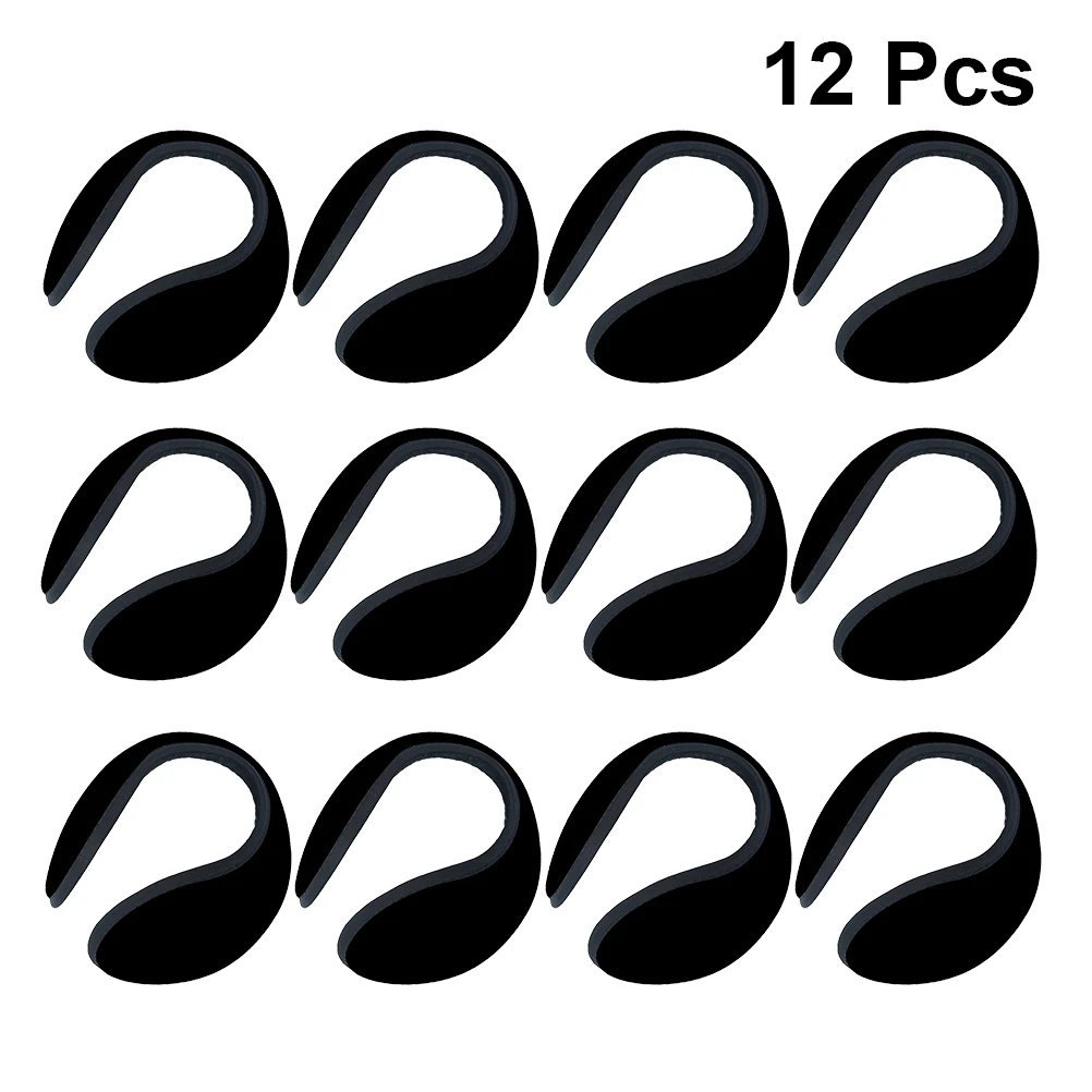 

12 pcs Winter Earmuffs Windproof Keep Warm Ear Muffs For Men Women Outdoor Lightweight Foldable Ear Warmers Black