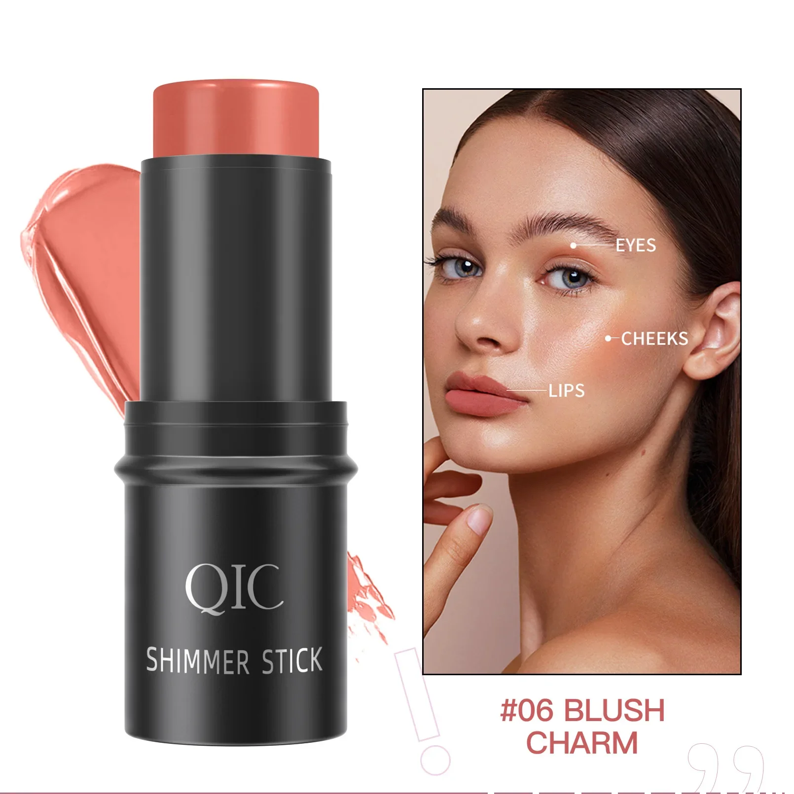 Face Highlighter Contour Stick Brightening Nose Shadow Corrector Shading Long Lasting Blush Stick Cheek Tint Make Up Cosmetics