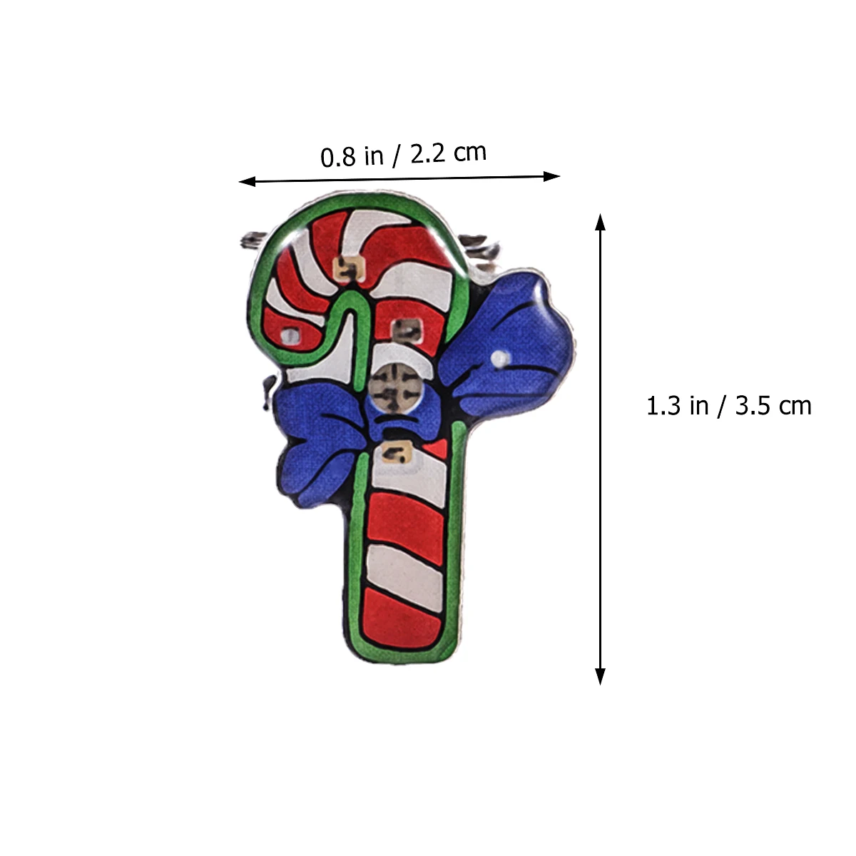 

25 Pcs Glitter Brooches Christmas LED Badges Luminous Enamel Pins Jewelry Corsage Decor Glow Santa Gifts Cartoon