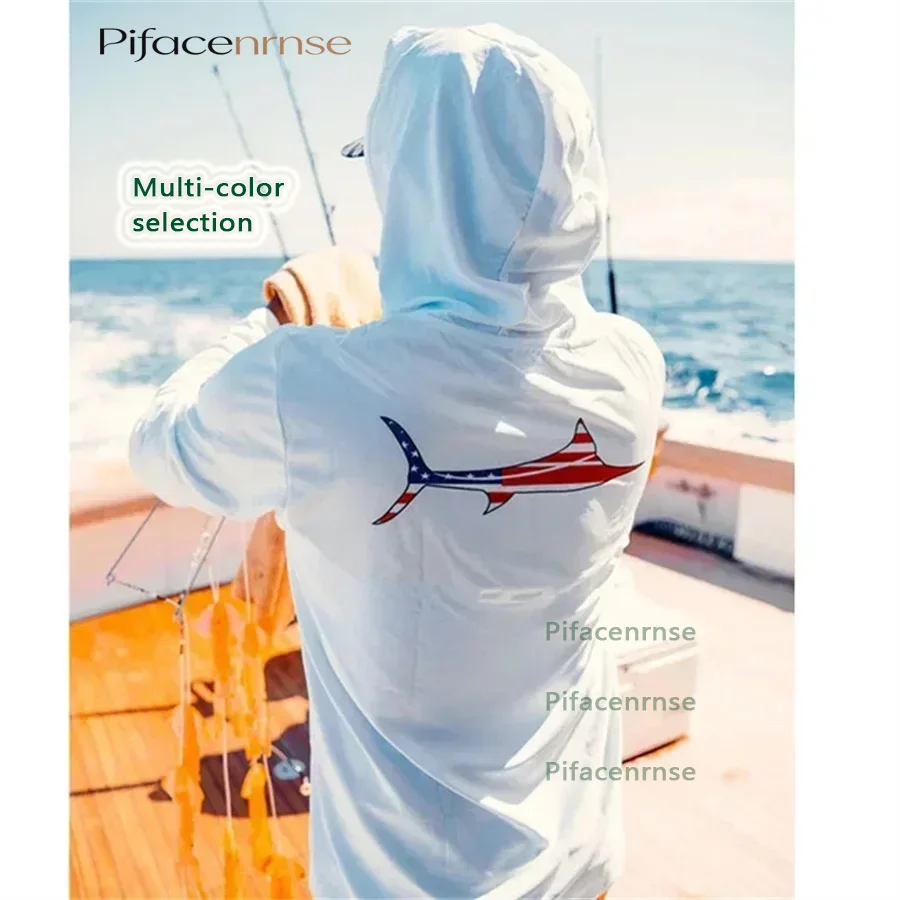 Fishing Shirt Uv Protection - BILLFISH GEAR Kemeja Memancing Berkerudung Pakaian