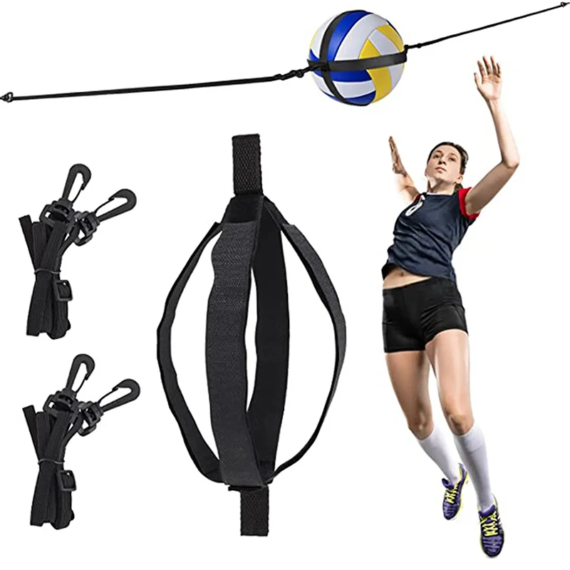 New Volleyball Training Equipment Aid Practice Trainer With Adjustable Belt For Serving Setting Spiking Training Returns Ball