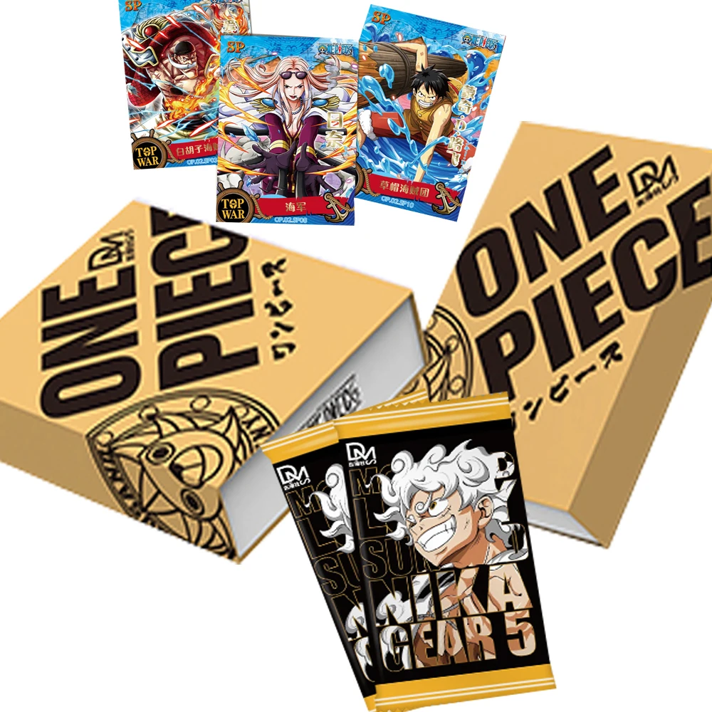 

One Piece Cards Japanese Hot Blooded Adventure Anime Monkey D.Luffy Sauron Character Special-shaped Cards Children Birthday Gift