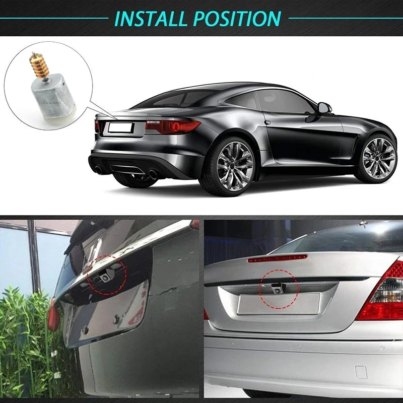 AZGIANT سيارة الخلفي الجذع شارة عكس آلية الكاميرا المحرك ل GOLF GTD GTI R TDI VII (5G1) يضمن سلامة وقوف السيارات توفير المال #2