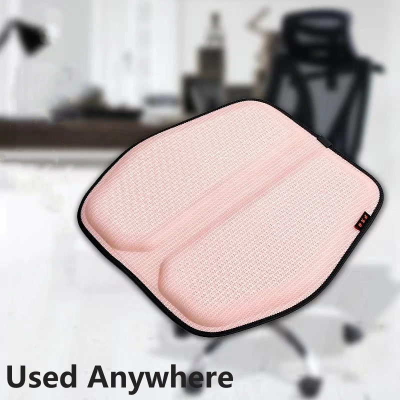 Car Summer Gel Cooling Seat Cushion Honeycomb Cool and Breathable Cool Ice Silk Car Home Office Chair Cushion Car Accessories