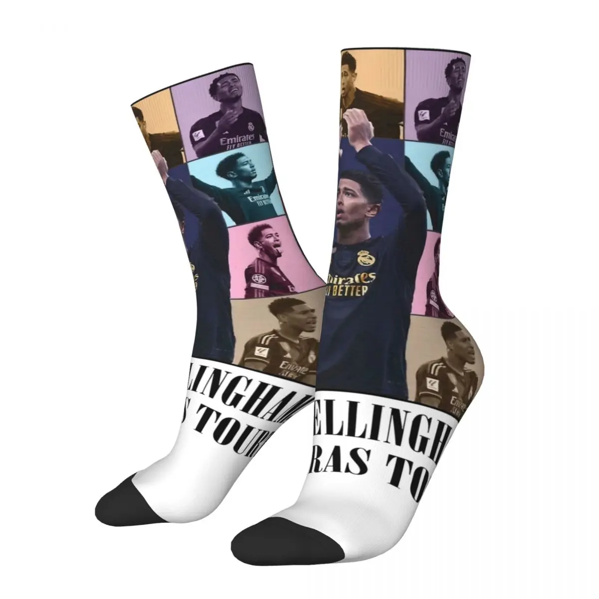 Winter Warm Cool Women Men Jude Bellingham The Eras Tour Socks Sweat Absorbing Skateboard Socks