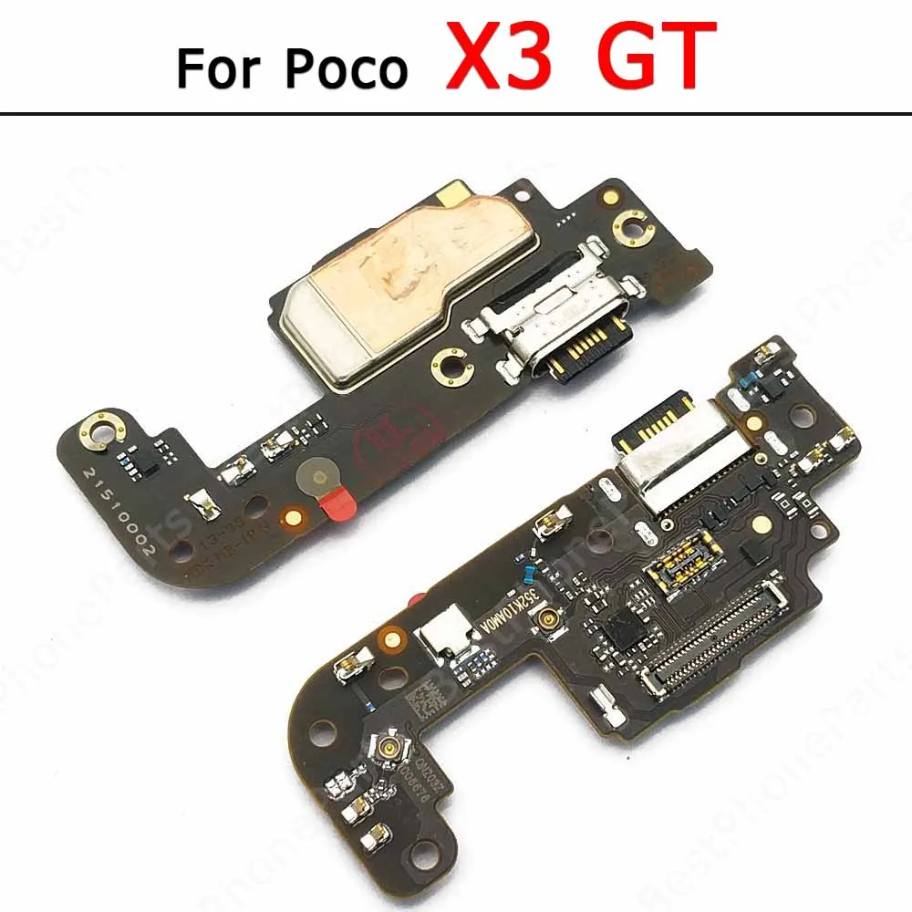 Charging Port For Xiaomi Poco X3 GT Charge Board USB PCB Dock Connector Replacement Spare Parts