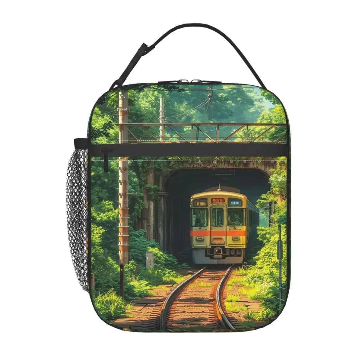 Beautiful Scenery Along The Train Route Insulated Lunch Bag for Women Kids Portable Food Boxes Thermal Lunch Box Tote