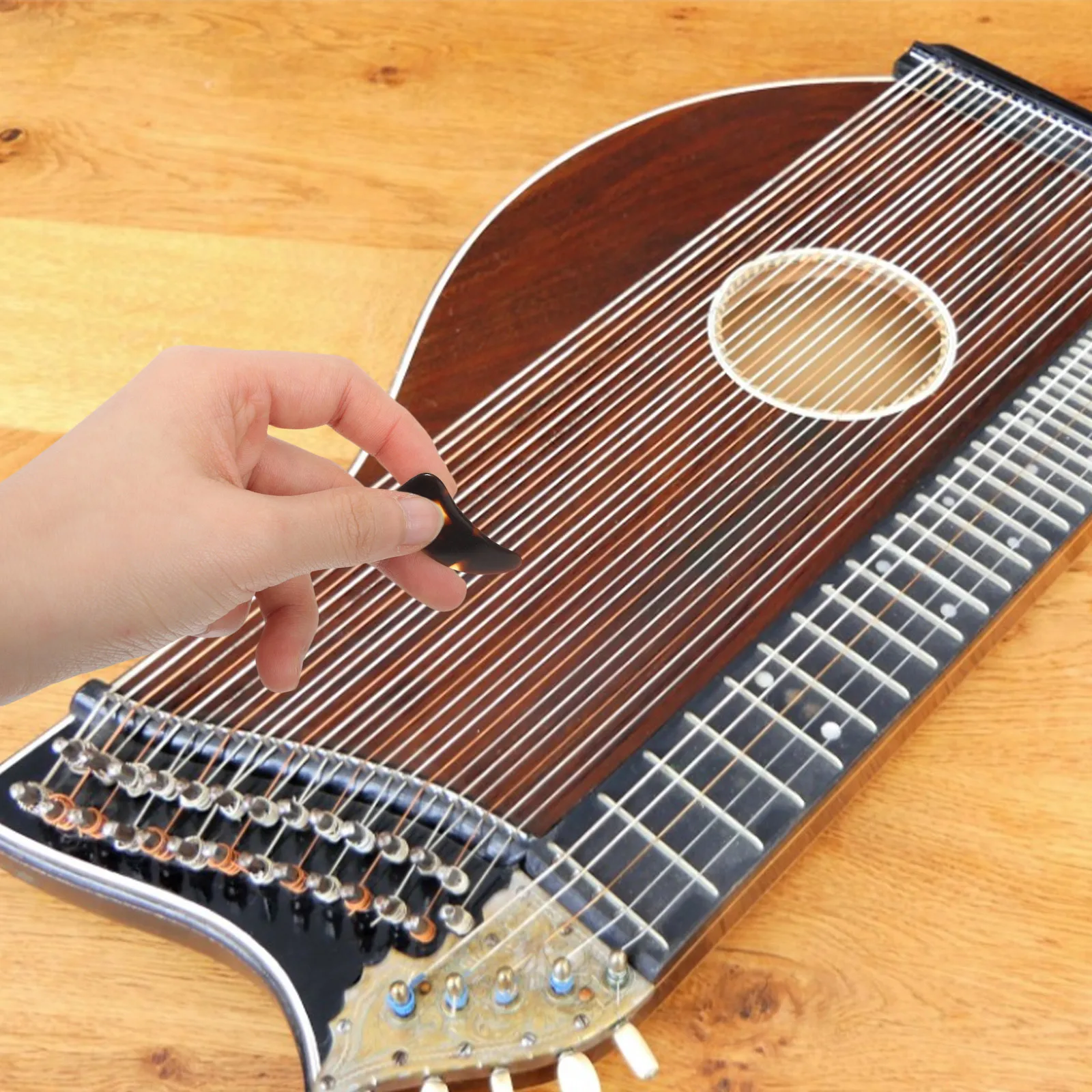 

8 Professional Guzheng Nails Durable Picks Large Size Practice Accessories For Adult Musicians String Instrument