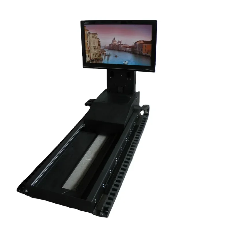 FY Heavy-Duty Electric TV Lift Motor, 50kg Load Steel Frame, Touch & Wireless Remote Control for Smart Home