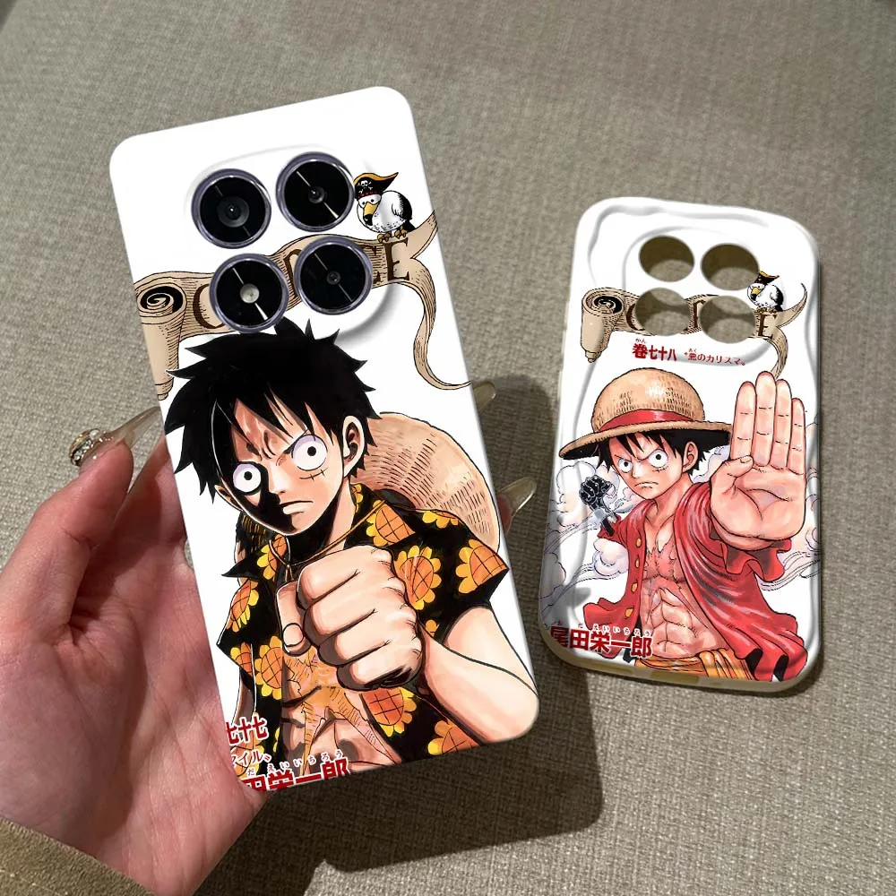 

One Piece Monkey D. Luffy Cover For Redmi 9i 10 10C 14C 13C 9A 11A 12C A1 A2 A3 A4 K30 K70 Pro Ultra 5G Feilin Wave Oil Shell