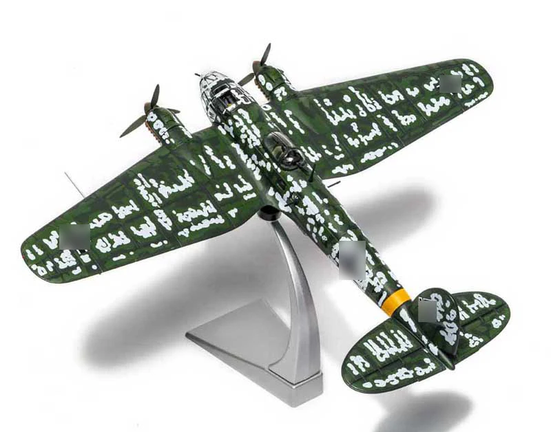 Fine 1/72 AA33718 German He111 bomber model Barbarossa 1941 Alloy collection model