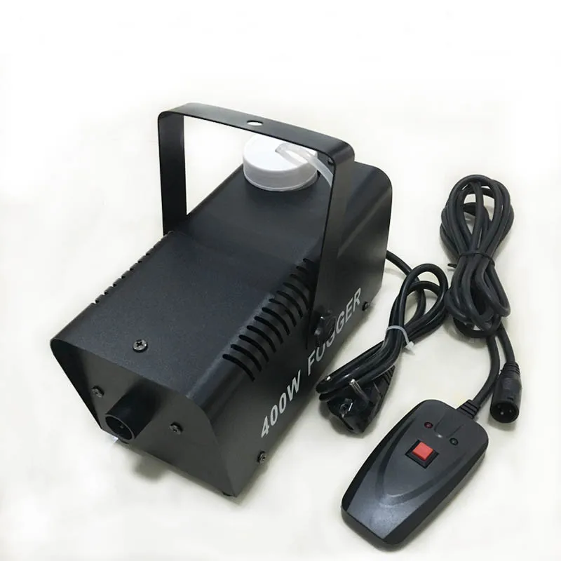 Mini 400W Smoke Maker for DJ Party Christmas Stage Projector with Cord/Remote Control