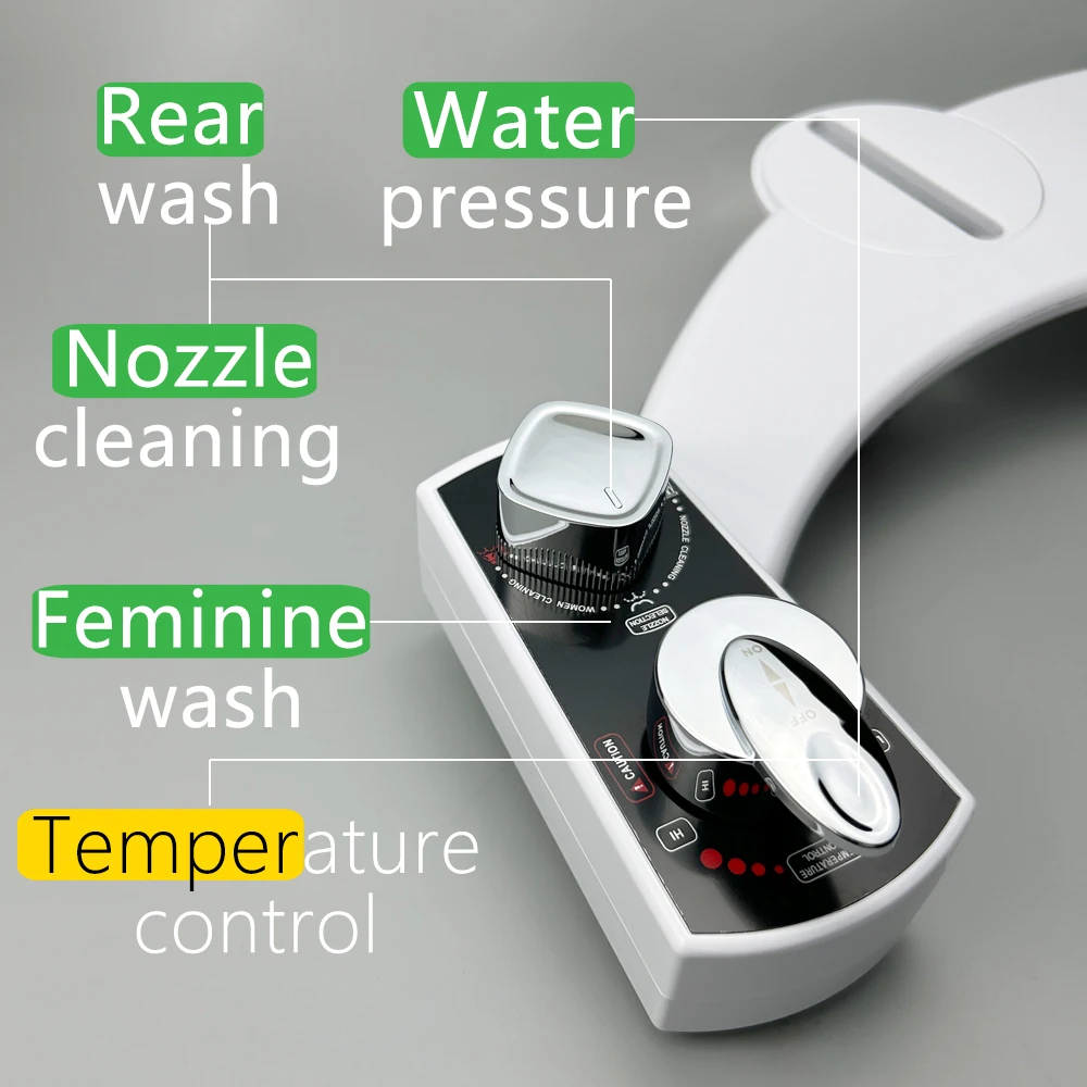 Warm En Koud Bidet Non Elektrische Dual Nozzle Zelfreinigende Spuit Voor Wc Shattaf Attachment Hot Water Japanse Bidet Bidet