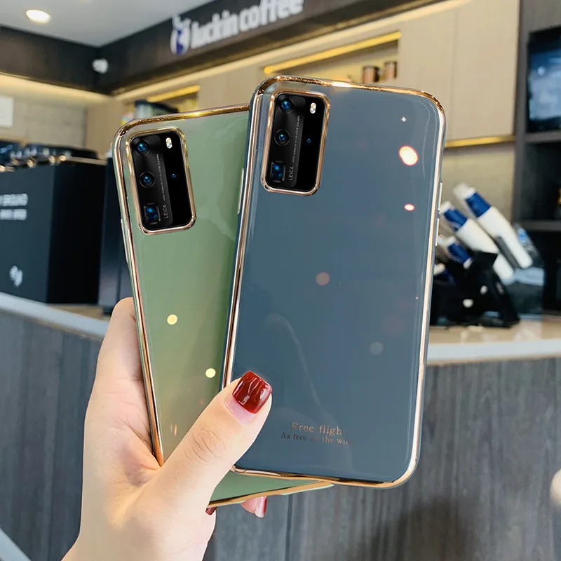 

10x покрытие ТПУ чехол для Huawei P40 P30 P20 Pro lite Nova 6 5 4 Mate 30 20 Pro силиконовый чехол для Honor 20 30S 9X 9A зеркальный чехол