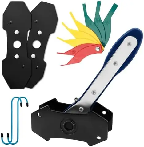 

Car Brake Caliper Compression Tool Kit – Professional Piston Compressor with Hanger & Measuring Tools