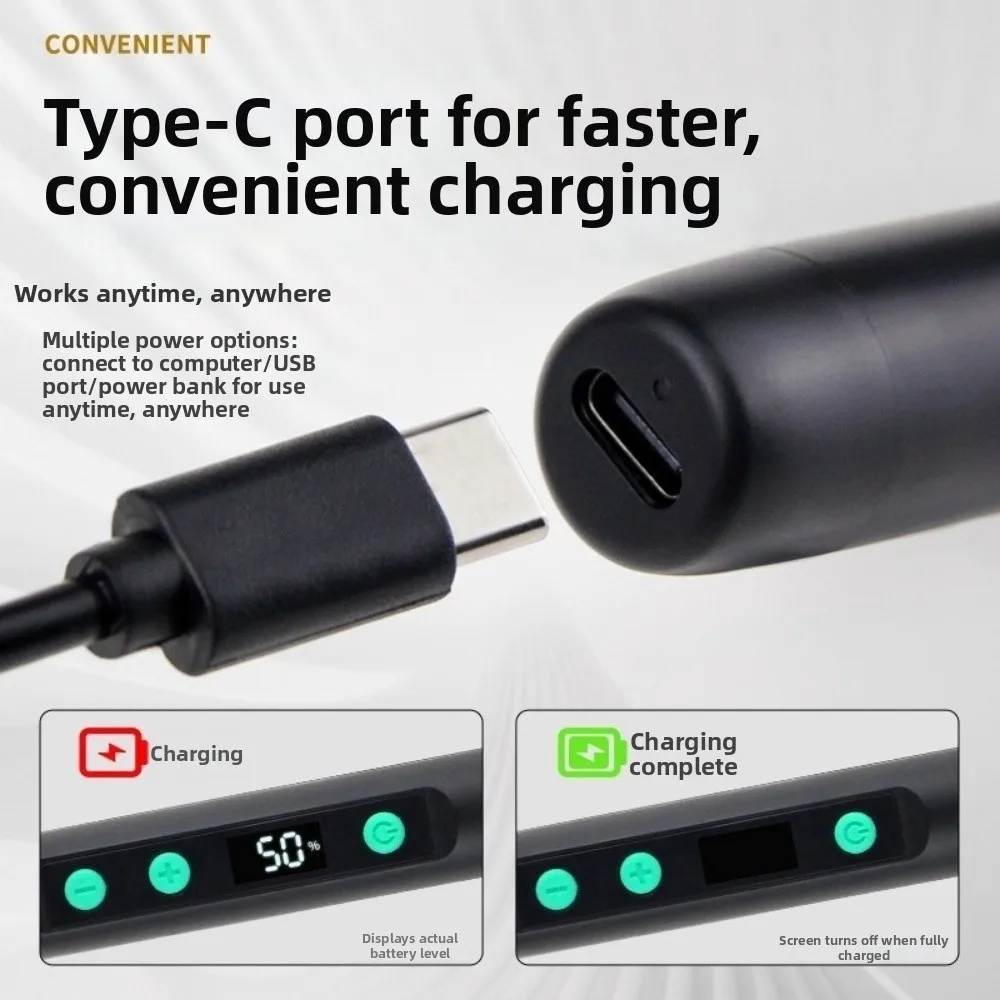 

Паяльник USB с регулируемой температурой, беспроводной, с быстрым нагревом, электрический, 180-450 градусов Цельсия, с цифровым дисплеем