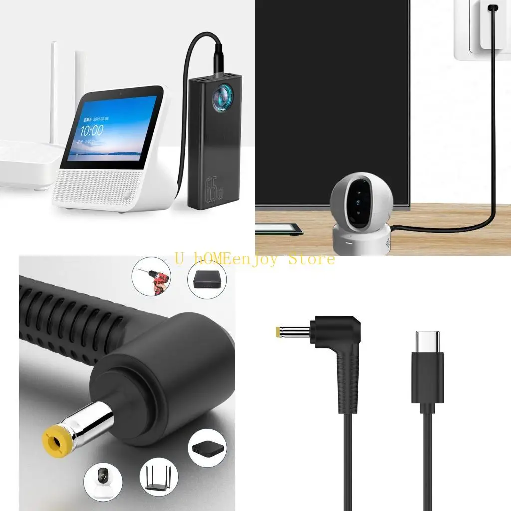 B0KF 45W Direct Current Converter Adapter Wire Line 15V3A for WiFi Routers LED Lights