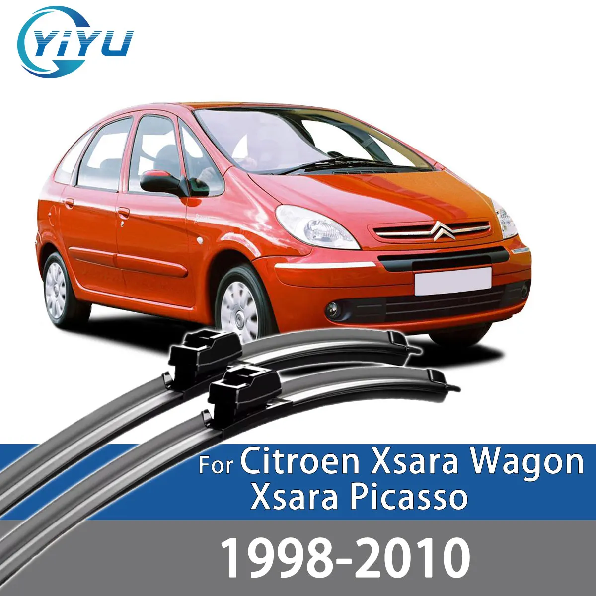 2PCS Auto Front Wischer Klingen Für Citroen Xsara Wagon Xsara Picasso 1998-2010 Windschutzscheibe Windschutz Zubehör