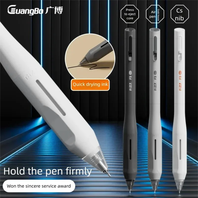 Ergonomic Design Gel Pen 0.5mm Black CS Nib Dual-Bead Quick-Dry Smooth Writing Pen for Students Exams Office High Appearance image 5