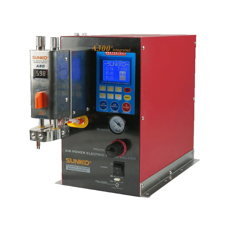 Sunkko A300  Pneumatic Pressing Spot welder Industrial grade 7.5KW for Lithium battery pack