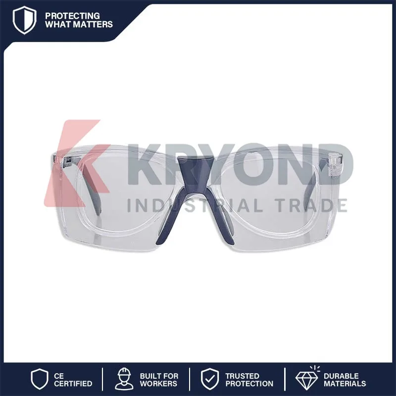 Gafas de Seguridad BASTO AL309, Protección Contra Impactos, Polvo y Salpicaduras, Antivaho, para Trabajo Industrial, Compatibles con Lentes Graduadas, Unisex