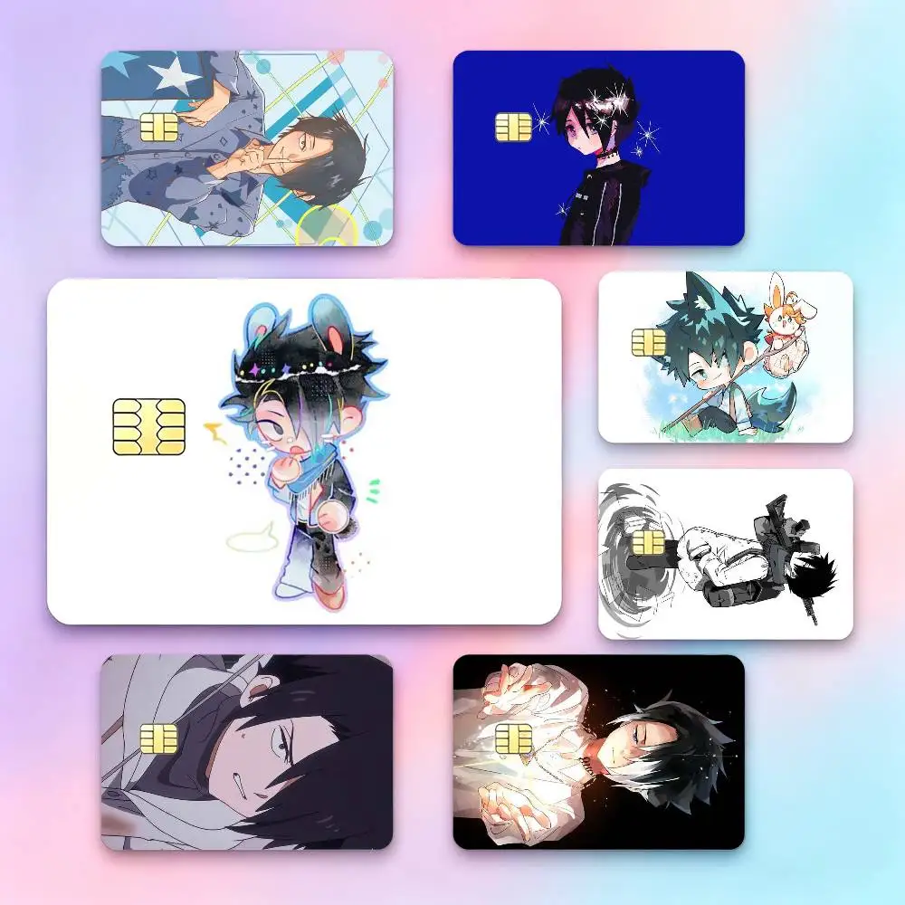 Anime R-Ray T-The P-Promised Neverland Credit Card HD Stickers Small Chip Waterproof Sticker Game Card Decal Gift