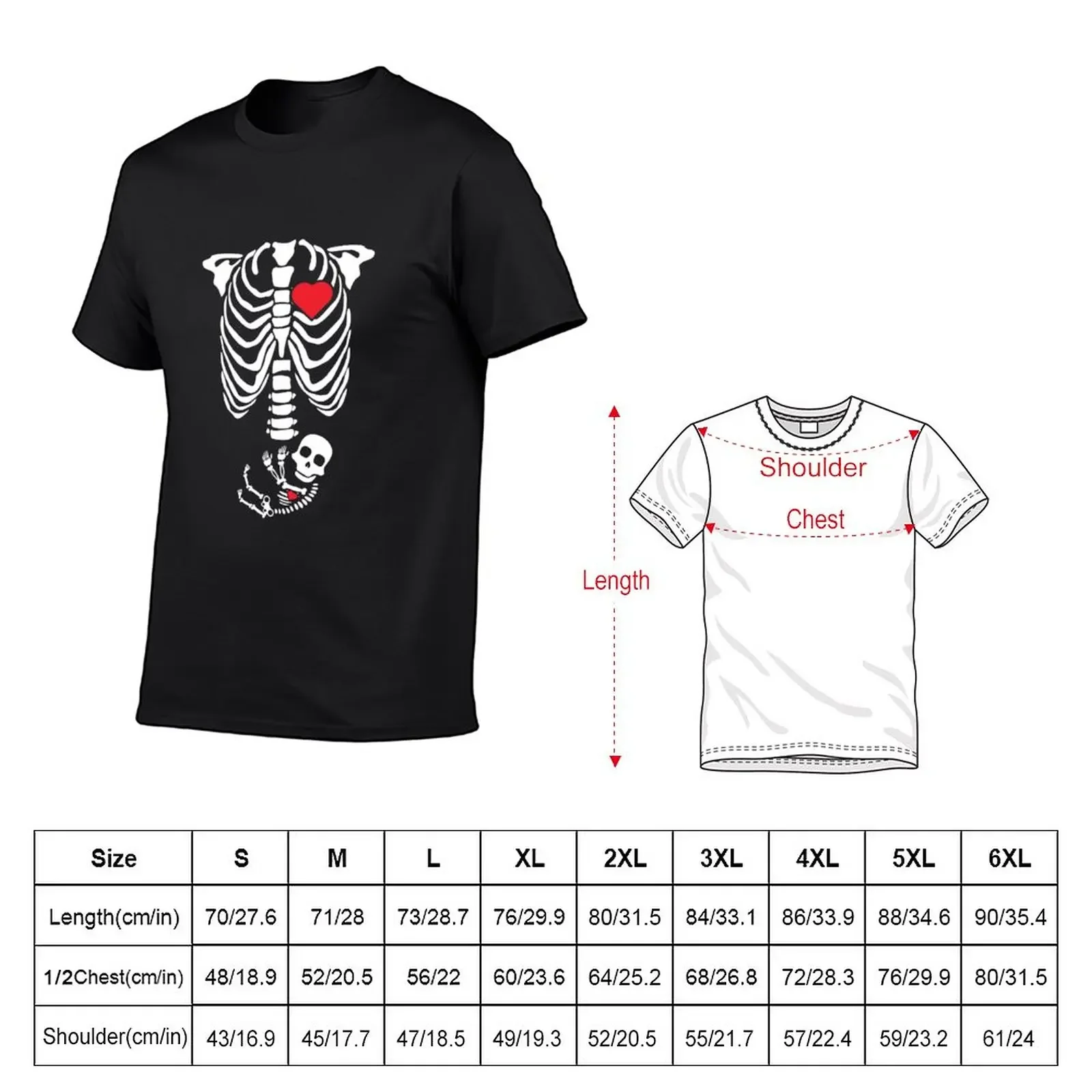 New Pregnant Halloween Shirt T-Shirt custom t shirt Short sleeve tee mens champion t shirts