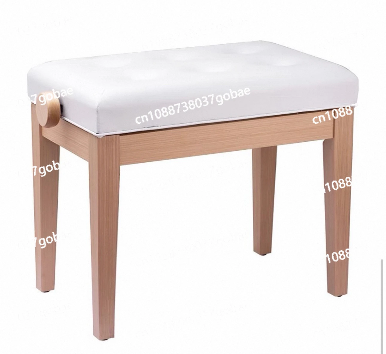 Fine workmanship and comfortable texture! New liftable solid wood thickened piano stool
