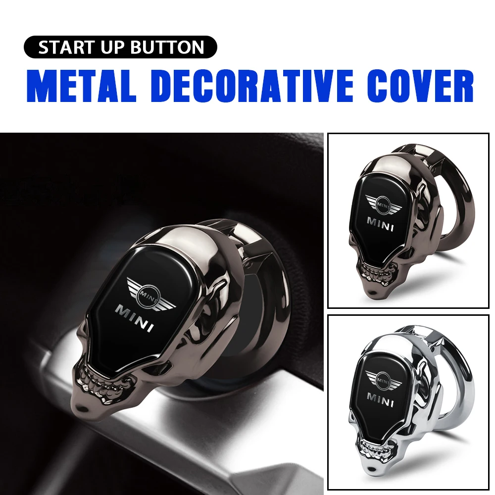 

For MINI Cooper JCW WORKS R55 R56 F55 F56 R57 R58 R59 Car ONE-CLICK Start Stop Push Button Engine Ignition Switch Cover Sticker