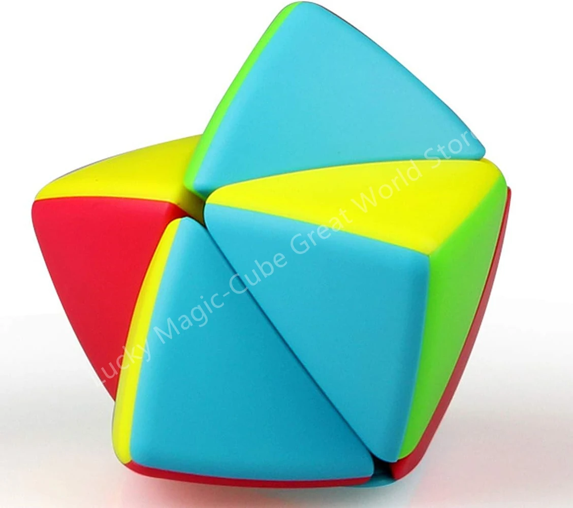 Qiyi Mastermorphix 2x2 Puzzle Rice Dumpling Speed Cube Stickerless 3D Sequential Puzzle Cube Toys