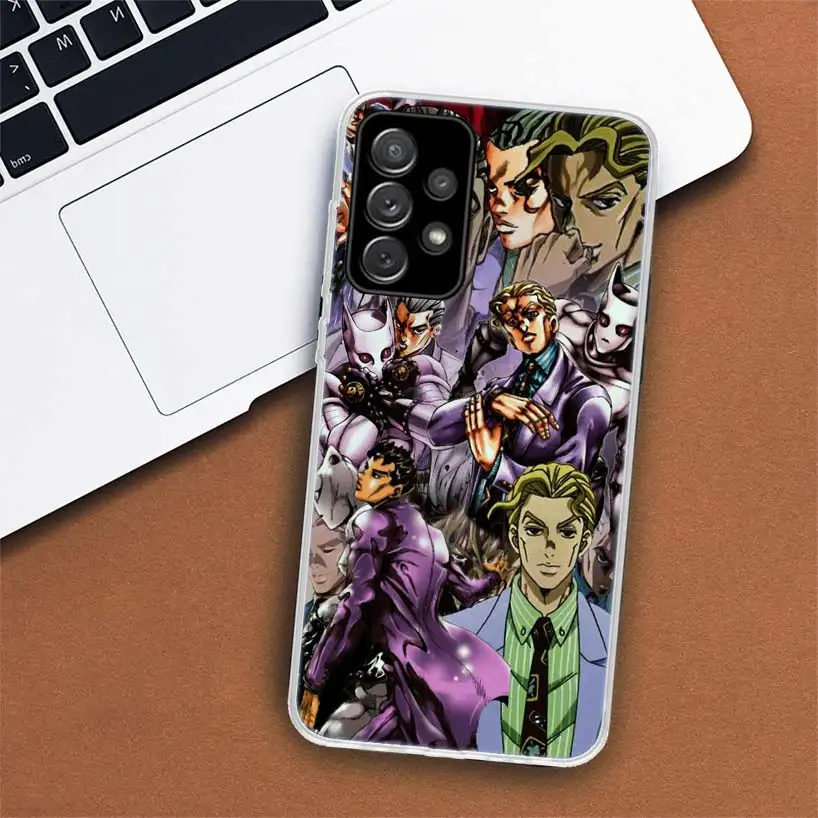 Anime JoJo Killer Queen Phone Case For Samsung Galaxy A51 A71 A50 A70 A40 A30 A20E A10 A41 A31 A21S A11 A01 A6 A8 + A7 A9 Plus image 3