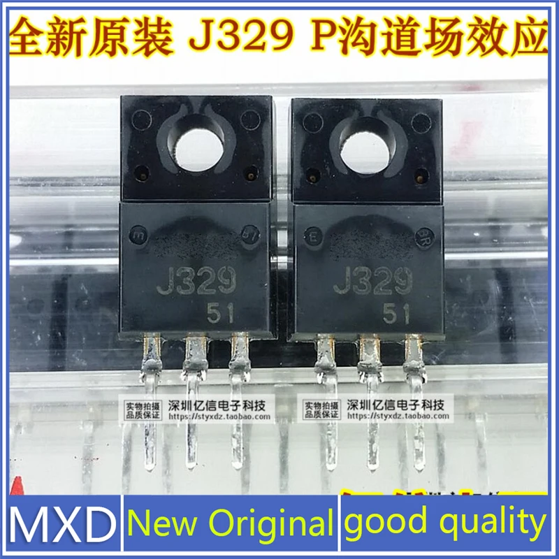 5Pcs/Lot New Original J329 2SJ329 P Channel Field Effect Mos Tube TO220F Inlet Good Quality In Stock