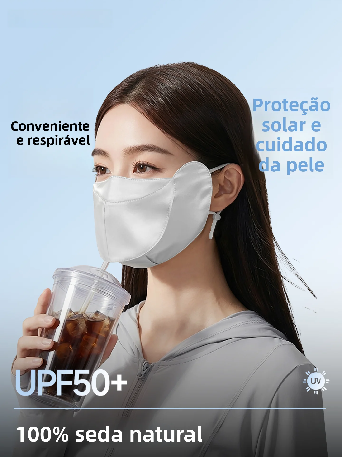 女性用大型ワイドシルク日焼け止めマスク-uvカット00-マルベリーシルク-アイスシルク-フェイスシールド-目の保護-夏用日よけ