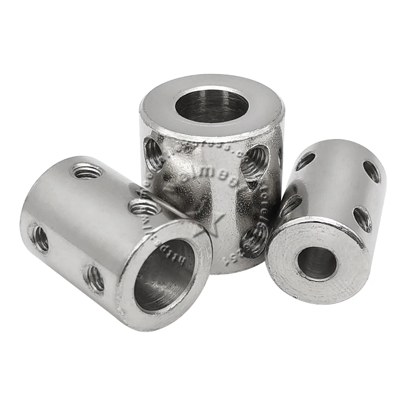 1pcs 3.17mm/4mm/5mm/6mm/8mm/10mm/12mm Rigid Shaft Coupling Coupler Motor Connector Sleeve #45 Steel