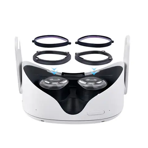 Myopi Linsskydd VR Glasögon för Quest 3S Receptbelagda Linser Anti Blå Quest 2 Myopi Lins VR Glasögon Tillbehör 10 best sales VR-matta - №4