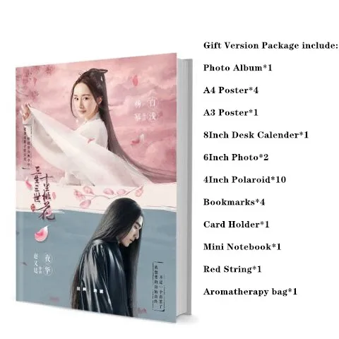 

San Sheng San Shi Shi Li Tao Hua Three Generations Of Peach Blossom Photo Albums Bai Qian Ye Hua Picture Books Poster