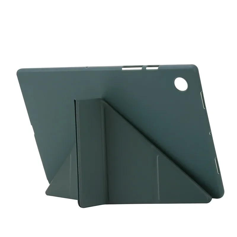 Funda de silicona suave para tableta Samsung Galaxy Tab A8, 10,5, 2021, SM-X200, X205, multiplegable, S9 FE, S9, S8, S7