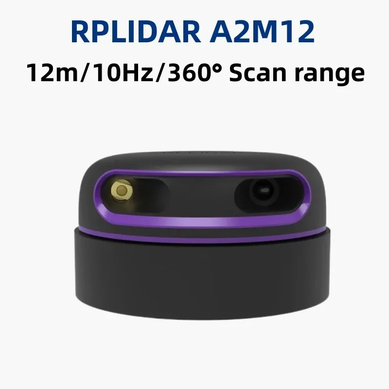 

RPLIDAR A2M12 LiDAR 360 Degree A2 Laser Range Scanne Triangular Ranging 12m Scanner Kit sensor measurement tool