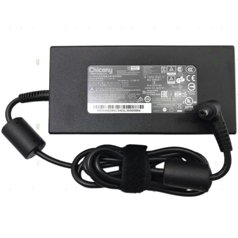 

TTT Chicony Original Charger for MSI GS66 STEALTH,WS65,GP65,GS65 8SG AC adapter Cord