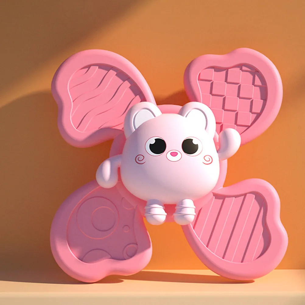 Baby Suction Cup Spinner Toys 2 Piece High Chair Table Sensory Play Set for Infants Toddlers - view 3