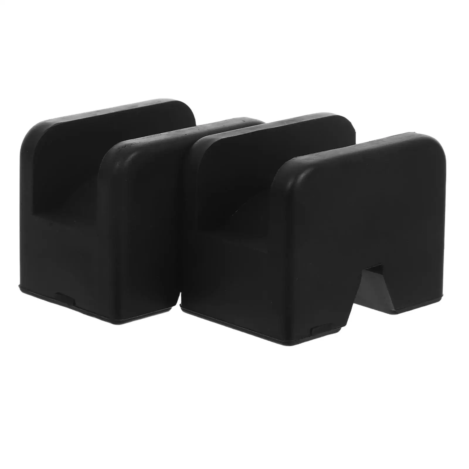 

2PCS Jack Rubber Cover Sleeve Protector Black 2-3Ton Car Jack Stand Pad Automotive Construction