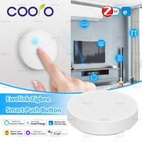 Ewelink ZigBee Smart Button Scene Switch Wireless Remote One Key Controller Multi-scene Linkage Switch Work With Zigbee Devices