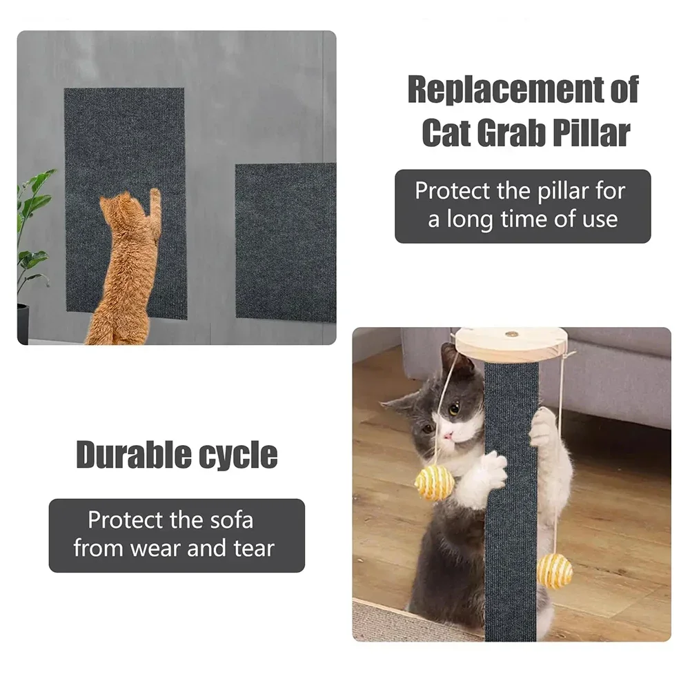 Akcesoria Skrobak dla kotów Friction Climbing Frats Cats Crawling Mat Anti-cats Scratch Sofa Protector Samoprzylepny dywan